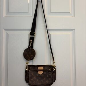 Brown Designer Crossbody Bag